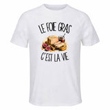 T-shirt de Sport Homme Le foie gras c'est la vie