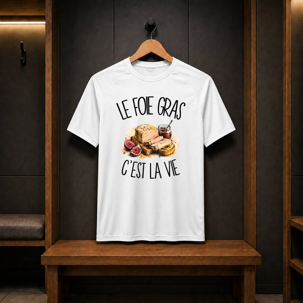 T-shirt de Sport Homme Le foie gras c'est la vie