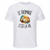 T-shirt de Sport Homme Le fromage c'est la vie