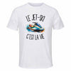 T-shirt de Sport Homme Le jet-ski c'est la vie