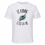 T-shirt de Sport Homme Le kayak c'est la vie