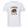 T-shirt de Sport Homme Le marathon c'est la vie