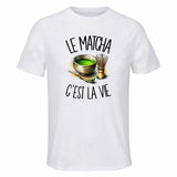 T-shirt de Sport Homme Le matcha c'est la vie