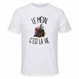 T-shirt de Sport Homme Le métal c'est la vie