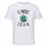 T-shirt de Sport Homme Le paddle c'est la vie