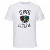 T-shirt de Sport Homme Le padel c'est la vie