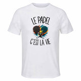 T-shirt de Sport Homme Le padel c'est la vie