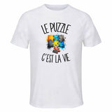 T-shirt de Sport Homme Le puzzle c'est la vie