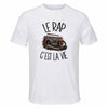 T-shirt de Sport Homme Le rap c'est la vie