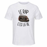 T-shirt de Sport Homme Le rap c'est la vie
