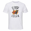 T-shirt de Sport Homme Le rock c'est la vie