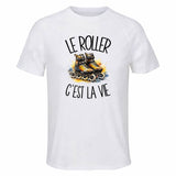 T-shirt de Sport Homme Le roller c'est la vie