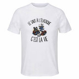 T-shirt de Sport Homme Le saut à l'élastique c'est la vie