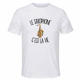 T-shirt de Sport Homme Le saxophone c'est la vie