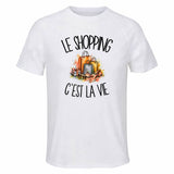 T-shirt de Sport Homme Le shopping c'est la vie