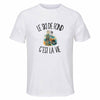 T-shirt de Sport Homme Le ski de fond c'est la vie