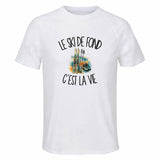 T-shirt de Sport Homme Le ski de fond c'est la vie