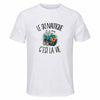 T-shirt de Sport Homme Le ski nautique c'est la vie