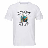 T-shirt de Sport Homme Le ski nautique c'est la vie