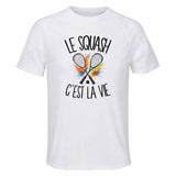 T-shirt de Sport Homme Le squash c'est la vie