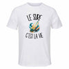 T-shirt de Sport Homme Le surf c'est la vie