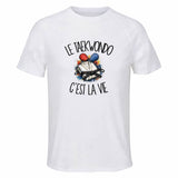 T-shirt de Sport Homme Le taekwondo c'est la vie