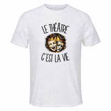 T-shirt de Sport Homme Le théâtre c'est la vie