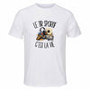 T-shirt de Sport Homme Le tir sportif c'est la vie