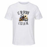 T-shirt de Sport Homme Le tir sportif c'est la vie