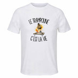 T-shirt de Sport Homme Le trampoline c'est la vie