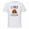 T-shirt de Sport Homme Le tricot c'est la vie