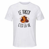 T-shirt de Sport Homme Le tricot c'est la vie