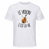 T-shirt de Sport Homme Le violon c'est la vie