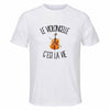 T-shirt de Sport Homme Le violoncelle c'est la vie