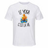 T-shirt de Sport Homme Le yoga c'est la vie