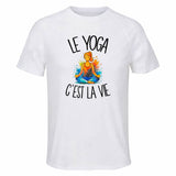 T-shirt de Sport Homme Le yoga c'est la vie
