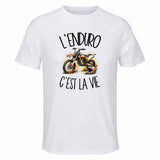 T-shirt de Sport Homme L'enduro c'est la vie