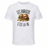 T-shirt de Sport Homme Les burgers c'est la vie