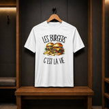 T-shirt de Sport Homme Les burgers c'est la vie