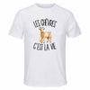 T-shirt de Sport Homme Les chèvres c'est la vie