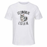 T-shirt de Sport Homme Les chinchillas c'est la vie