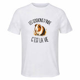T-shirt de Sport Homme Les cochons d'Inde c'est la vie