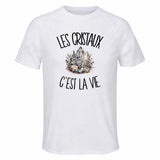 T-shirt de Sport Homme Les cristaux c'est la vie