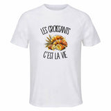 T-shirt de Sport Homme Les croissants c'est la vie