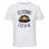 T-shirt de Sport Homme Les festivals c'est la vie