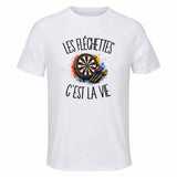 T-shirt de Sport Homme Les fléchettes c'est la vie