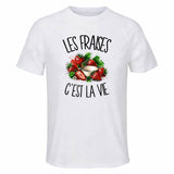 T-shirt de Sport Homme Les fraises c'est la vie