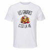 T-shirt de Sport Homme Les gaufres c'est la vie