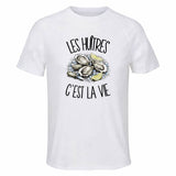 T-shirt de Sport Homme Les huîtres c'est la vie
