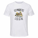 T-shirt de Sport Homme Les maquettes c'est la vie